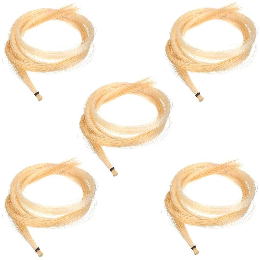 Kit 5 Crinas Animal Mongolia P/ Arco Violino/Viola/Violoncel