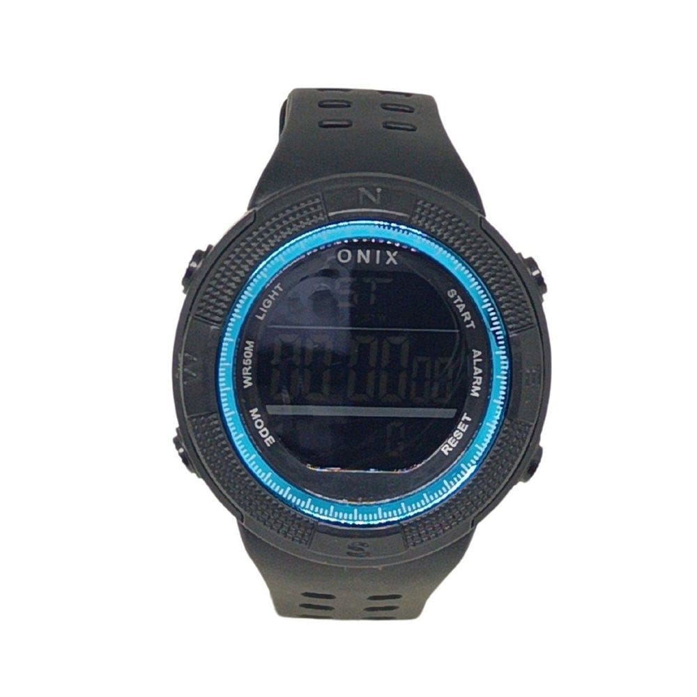 Relógio Masculino Onix Digital It-396H0186 Preto E Azul