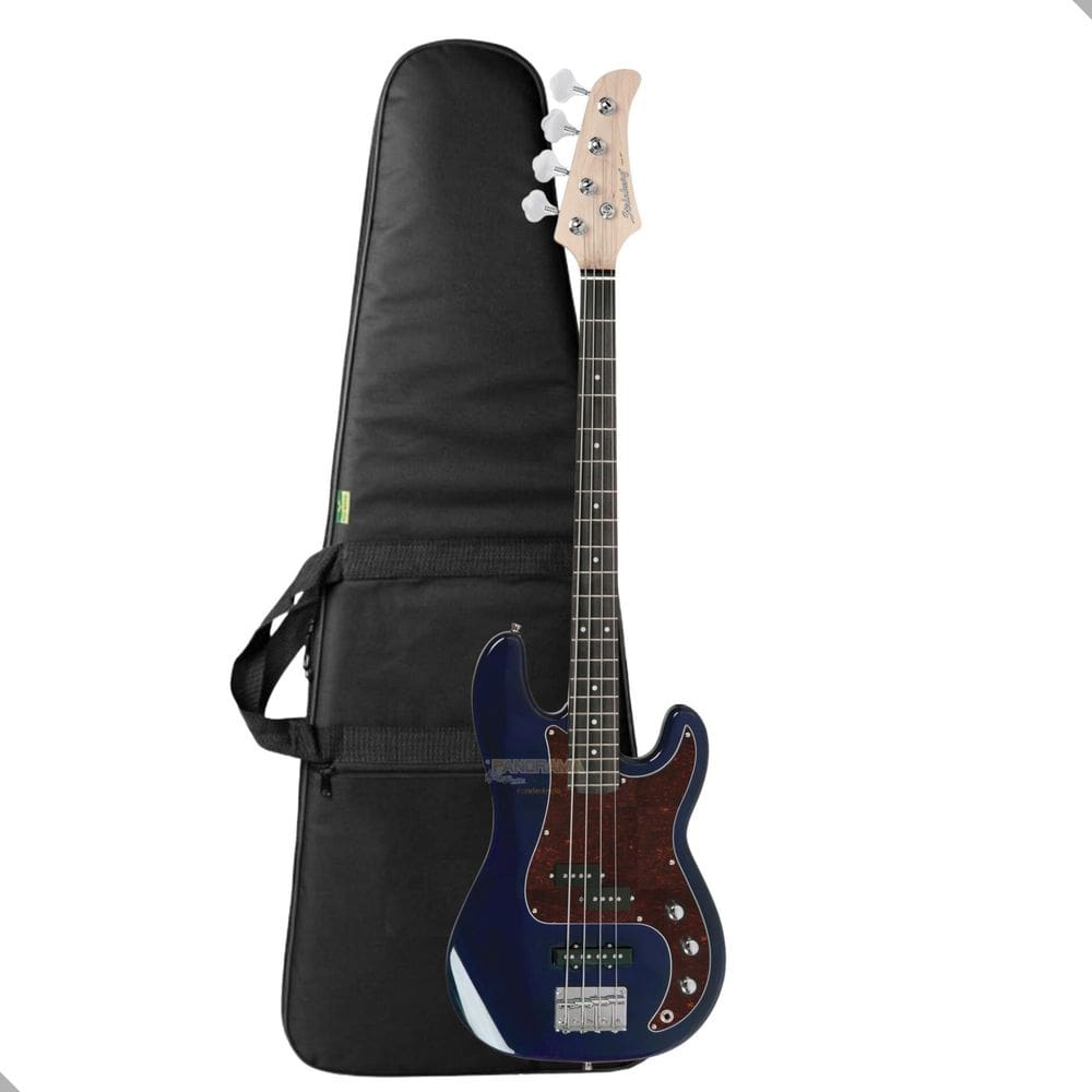 Contrabaixo 4 Cordas Passivo Strinberg Pbs40 Tbl Azul + Capa