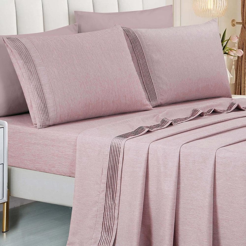 Conjunto Cama Casal Queen Size Lizzie 04 Pç Bordado 300 Fios
