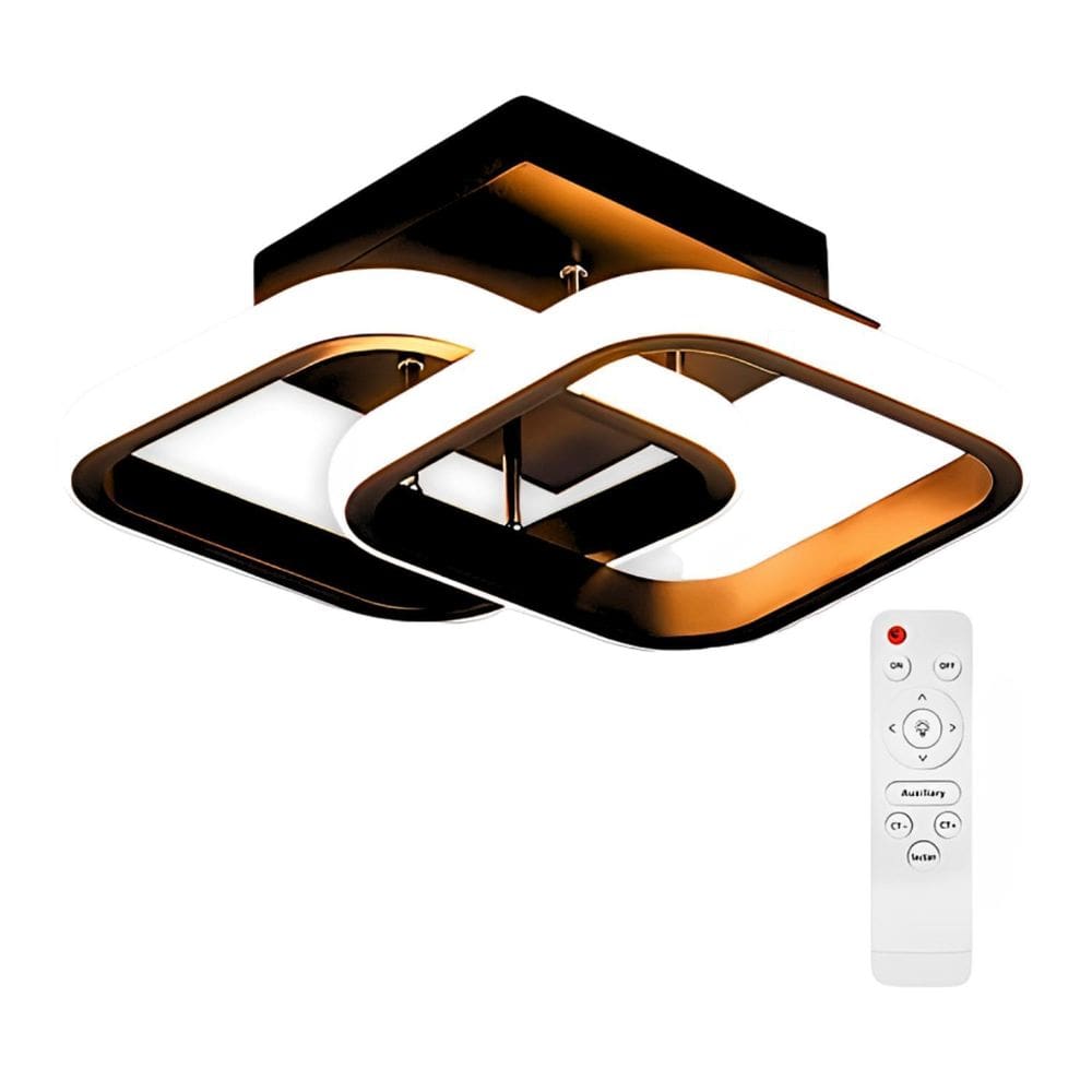 Lustre Attract Led Com Controle 110V/220V - Preto