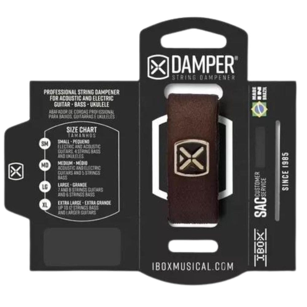Abafador De Cordas Md Damper Dsmd03 Supreme Marrom Ibox