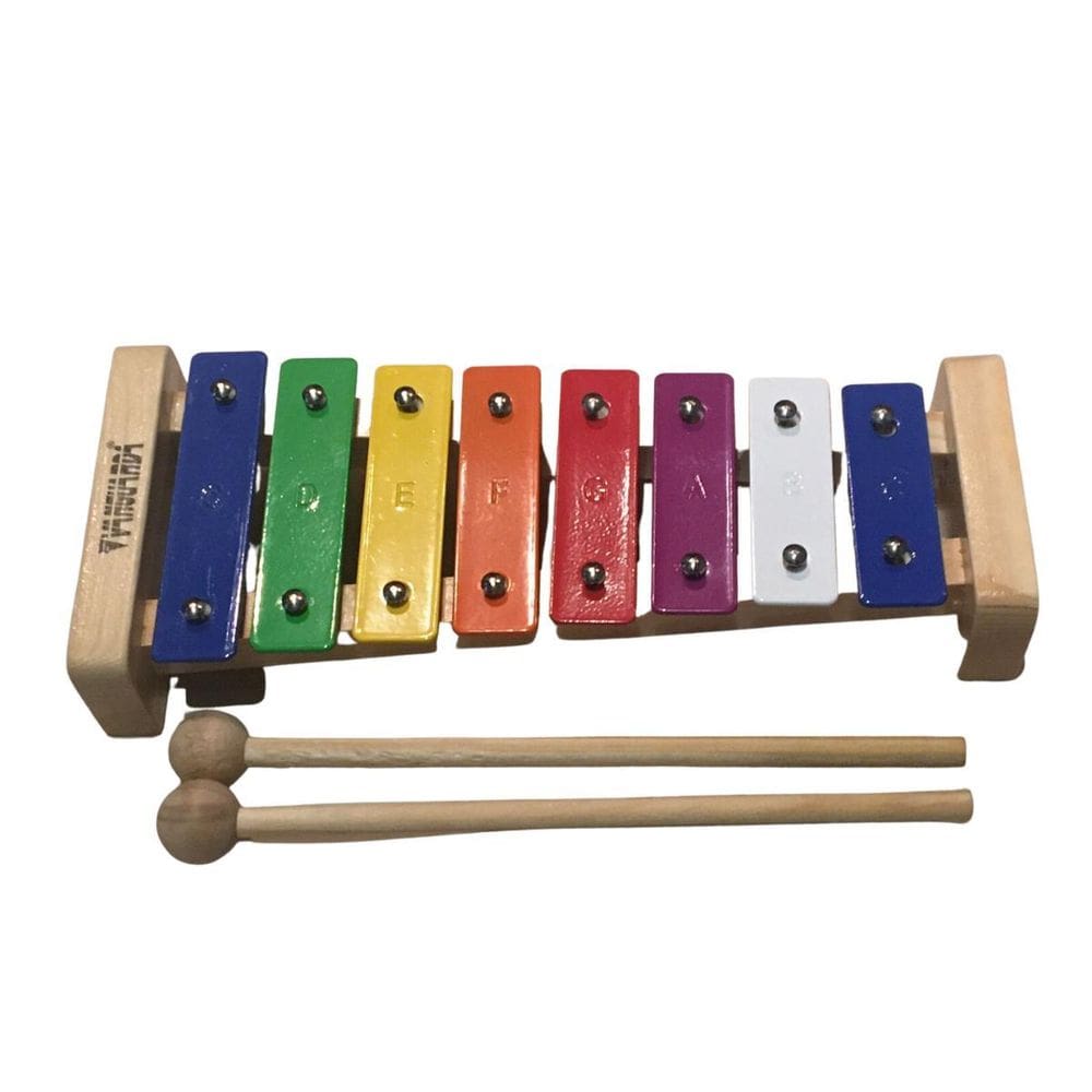 Metalofone 08 Notas Colorido Infantil Myth