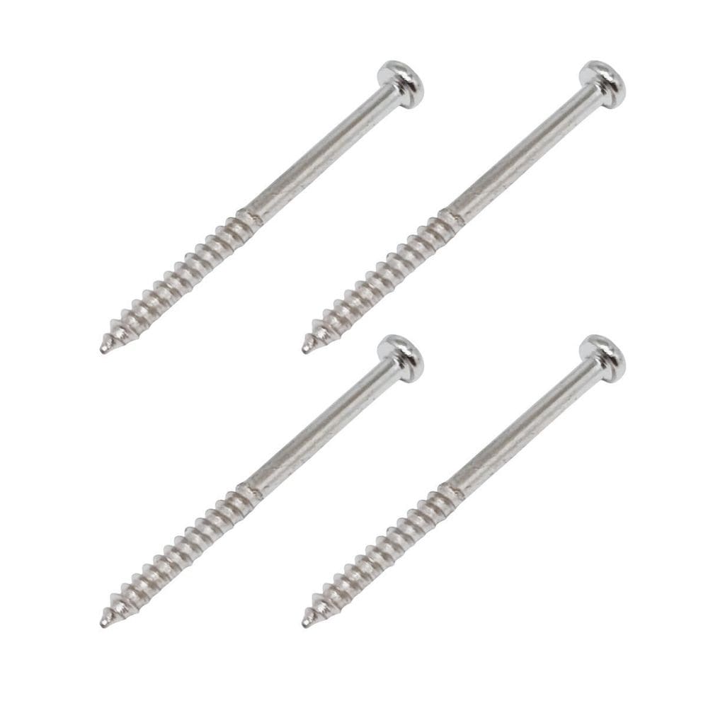 Kit 4 Parafuso Captador Baixo Metal Cromado