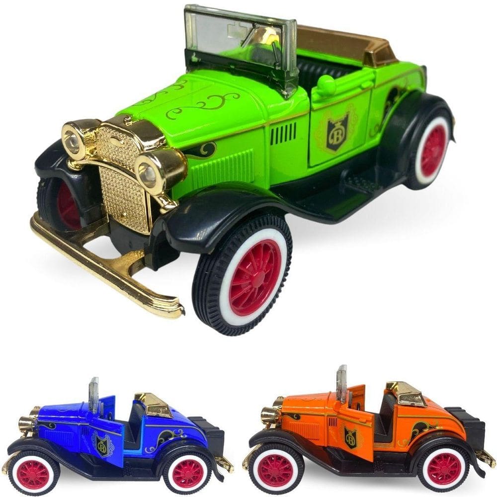 Carrinho Miniatura Clássicos - Verde Conversível Ford 1932
