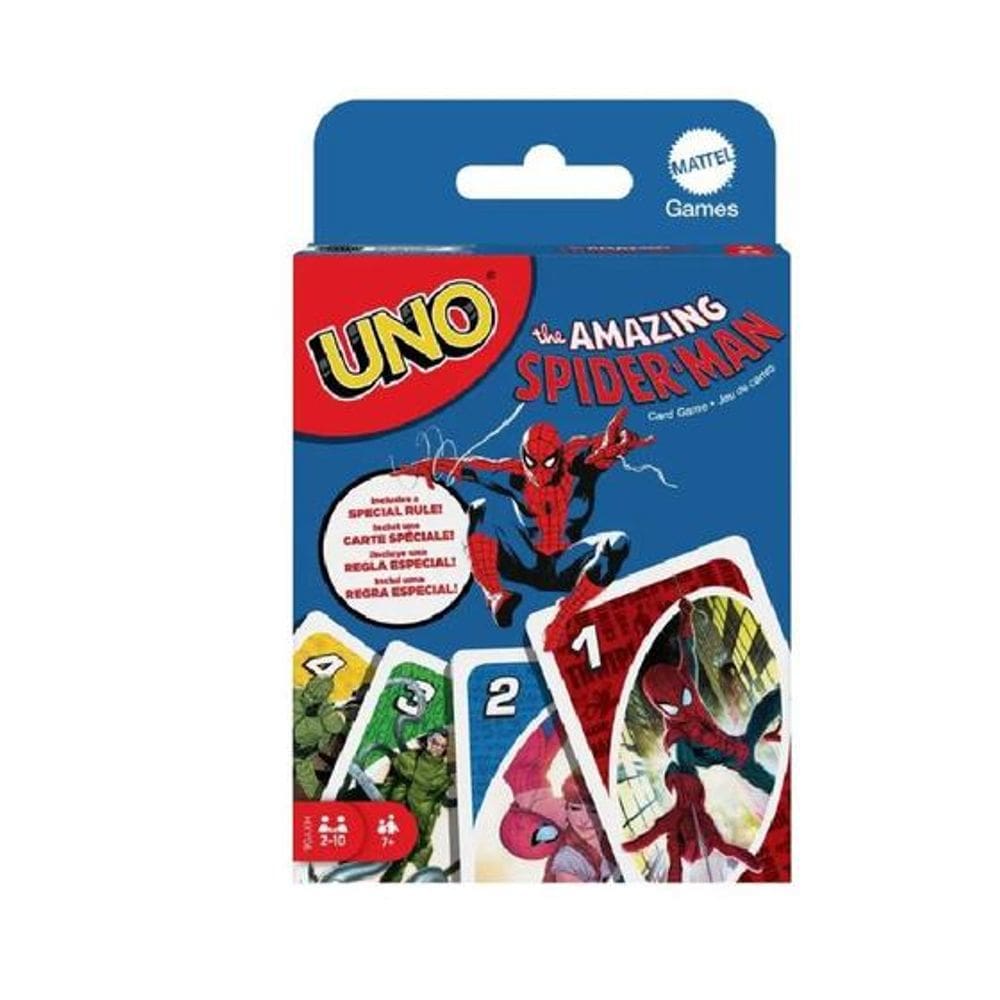 Jogo Uno Marvel Spider Man HXY08 - MATTEL