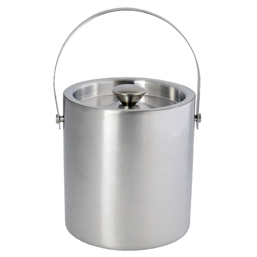 Balde para Gelo Térmico Mimo Style 1,6 Litros com Tampa em Aço Inox
