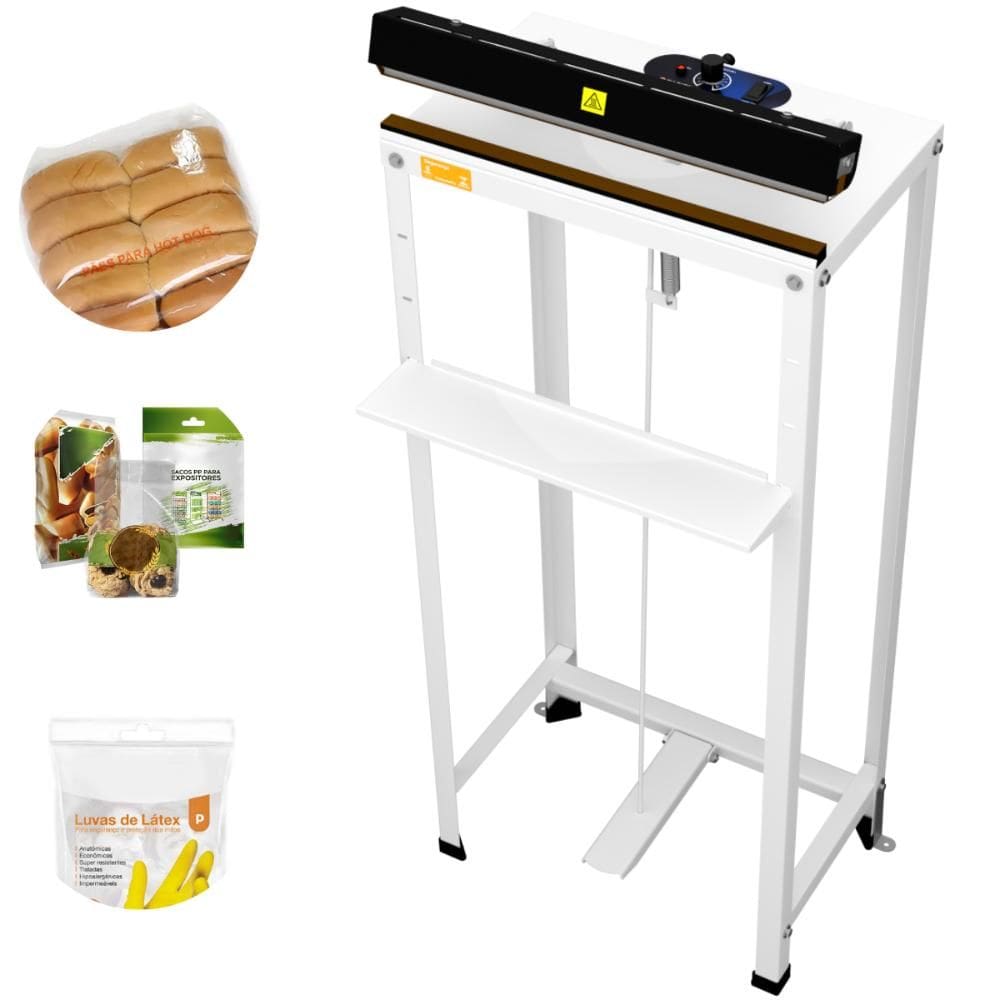 Seladora de Pedal Para Embalagens 40cm Bivolt SP400TEM Sulpack
