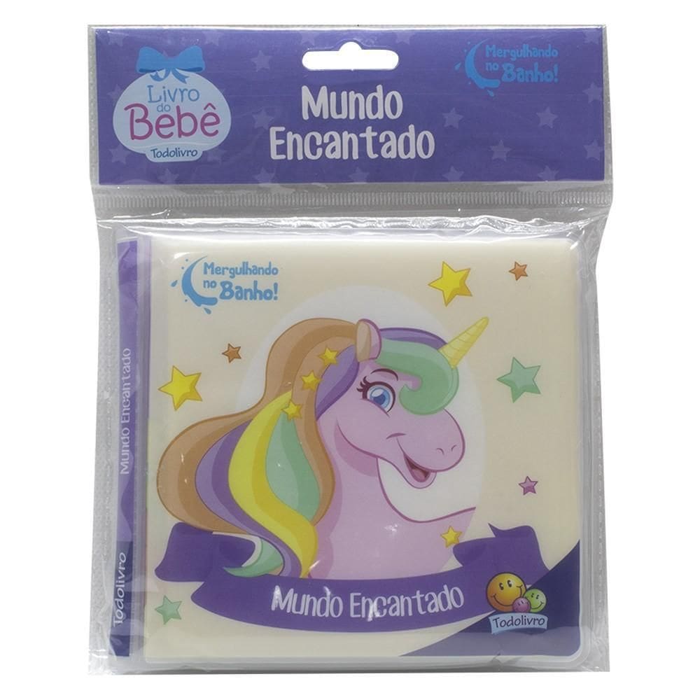 Livro Do Bebê - Mergulhando No Banho - Mundo Encantado