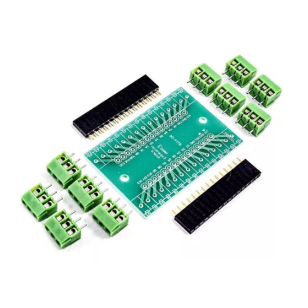 Placa Borne Terminal Adaptador Compatível Com Arduino Nano