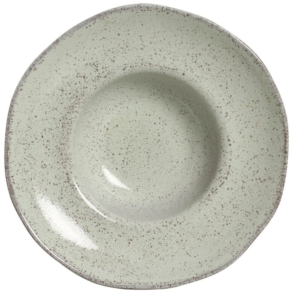 Prato para Massas Orgânico Pistache Porto Brasil 6,5x28 cm