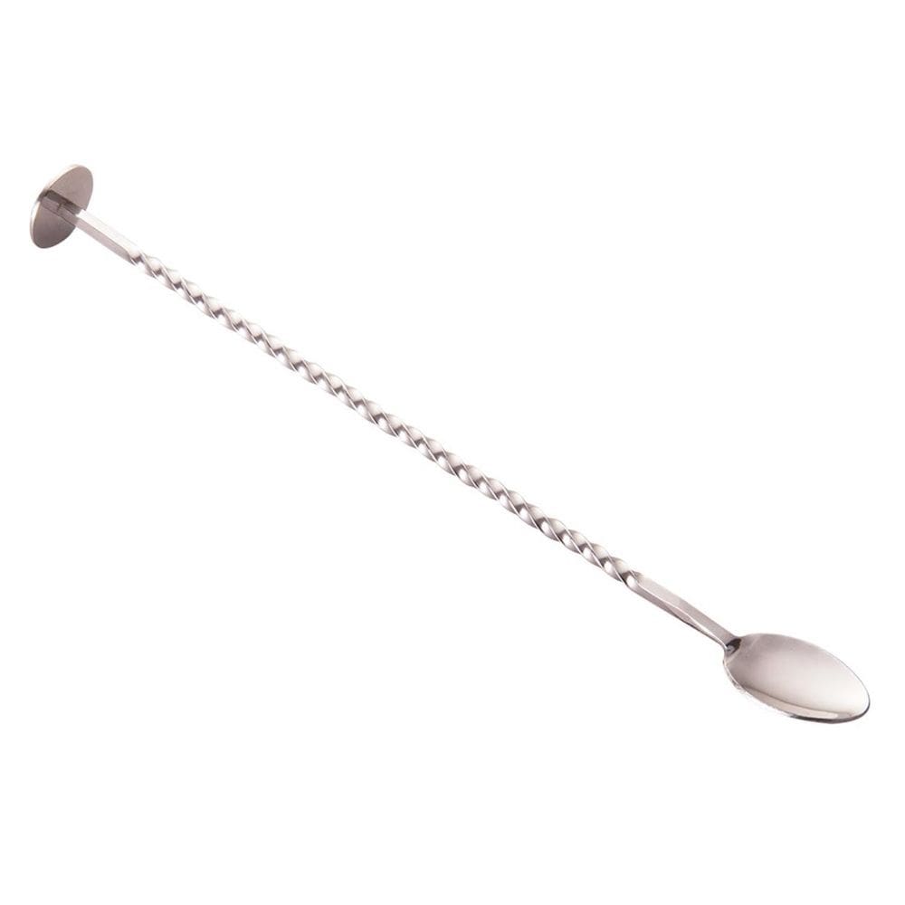 Colher para Coquetel Barpro 28 cm com Disco em Aço Inox
