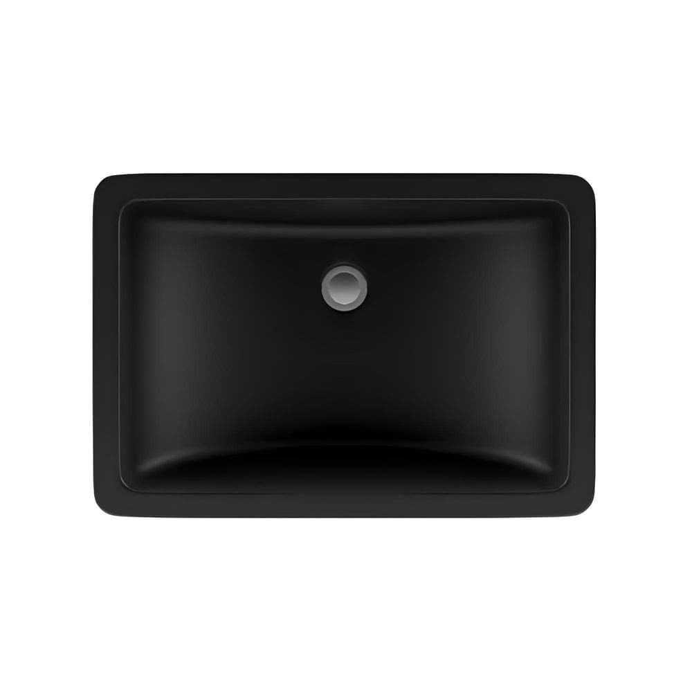 Cuba De Embutir Kohler Caxton Retangular Preto