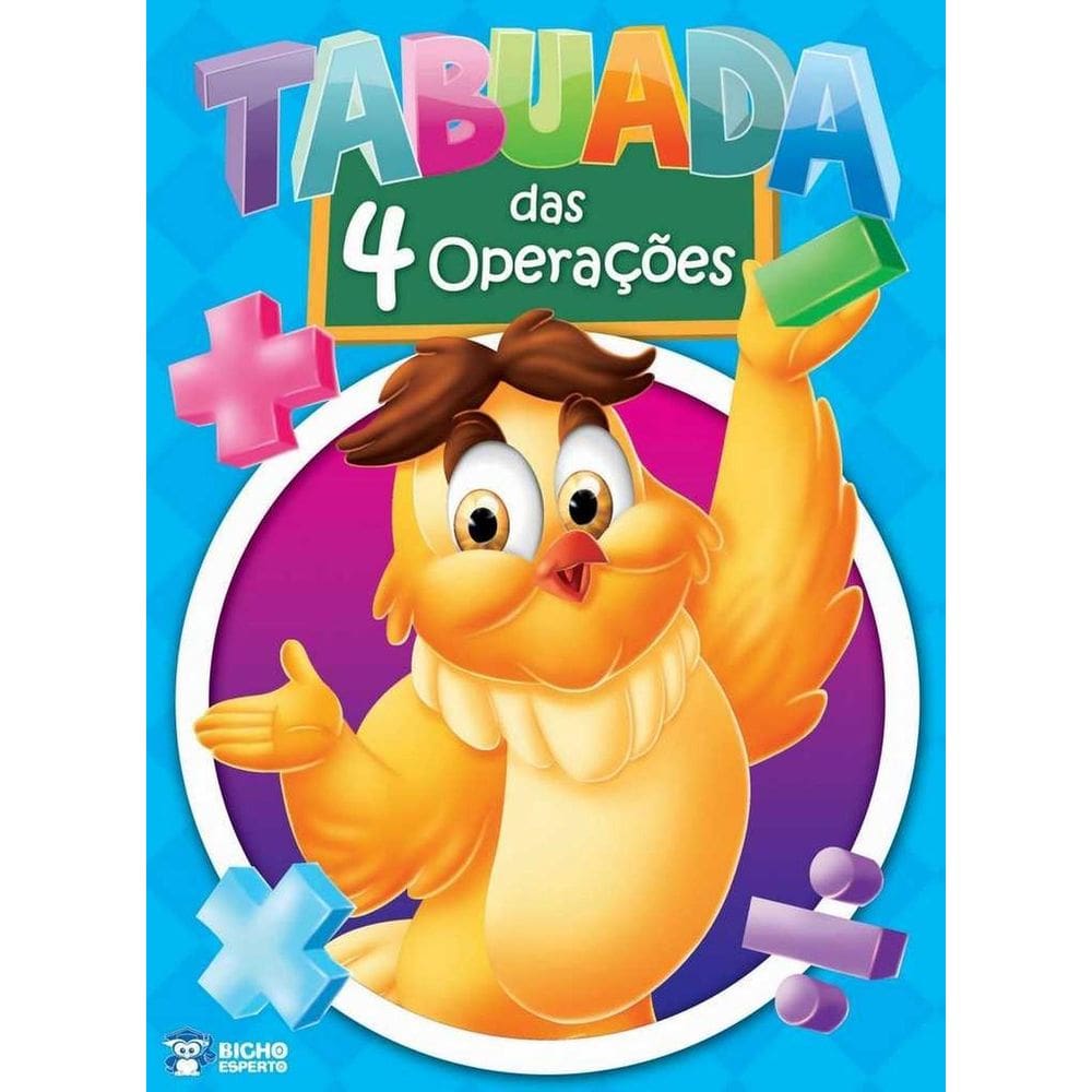 Livro Tabuada Das 4 Operacoes