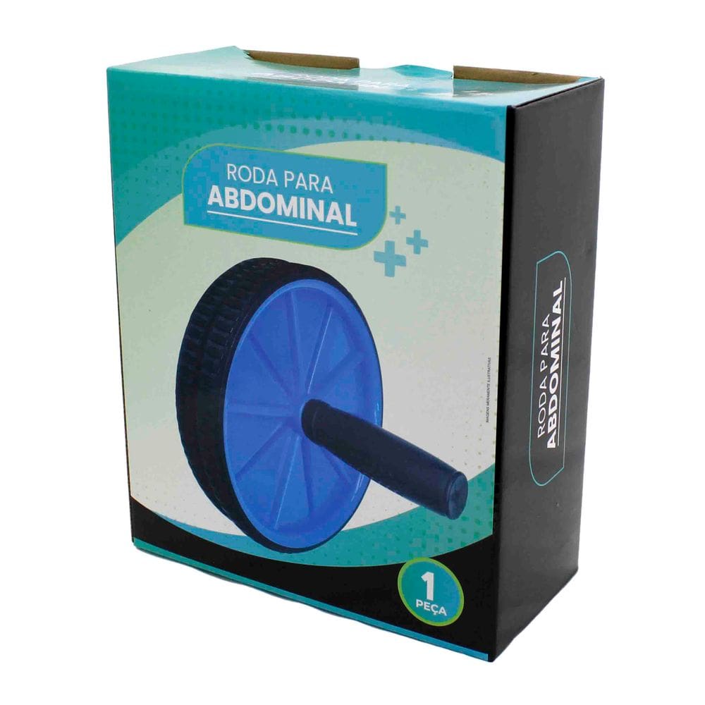 Roda Abdominal Rolo Para Exercício Lombar Treino Funcional Imporiente