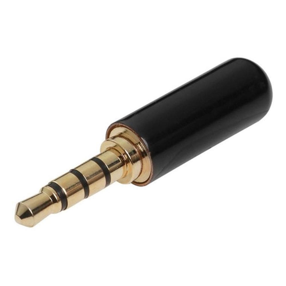 Conector Plug P2 P3 4 Contatos Metálico Plug Estereo Luminos
