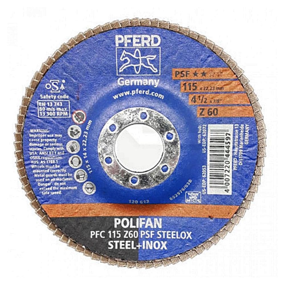 Flap Disc 115 X 22 Psf Steelox 69398183 Pferd