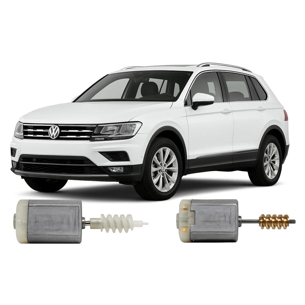 2 Motor Trava Eletrica Vw Tiguan 2012 A 2018 Porta Tanque
