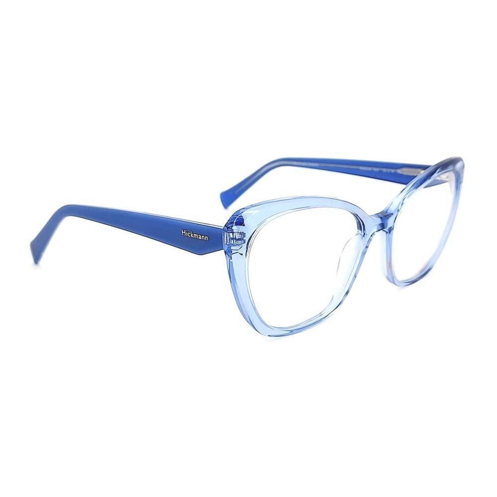 Armação Hickmann HI60034 D02 Acetato Azul Feminino