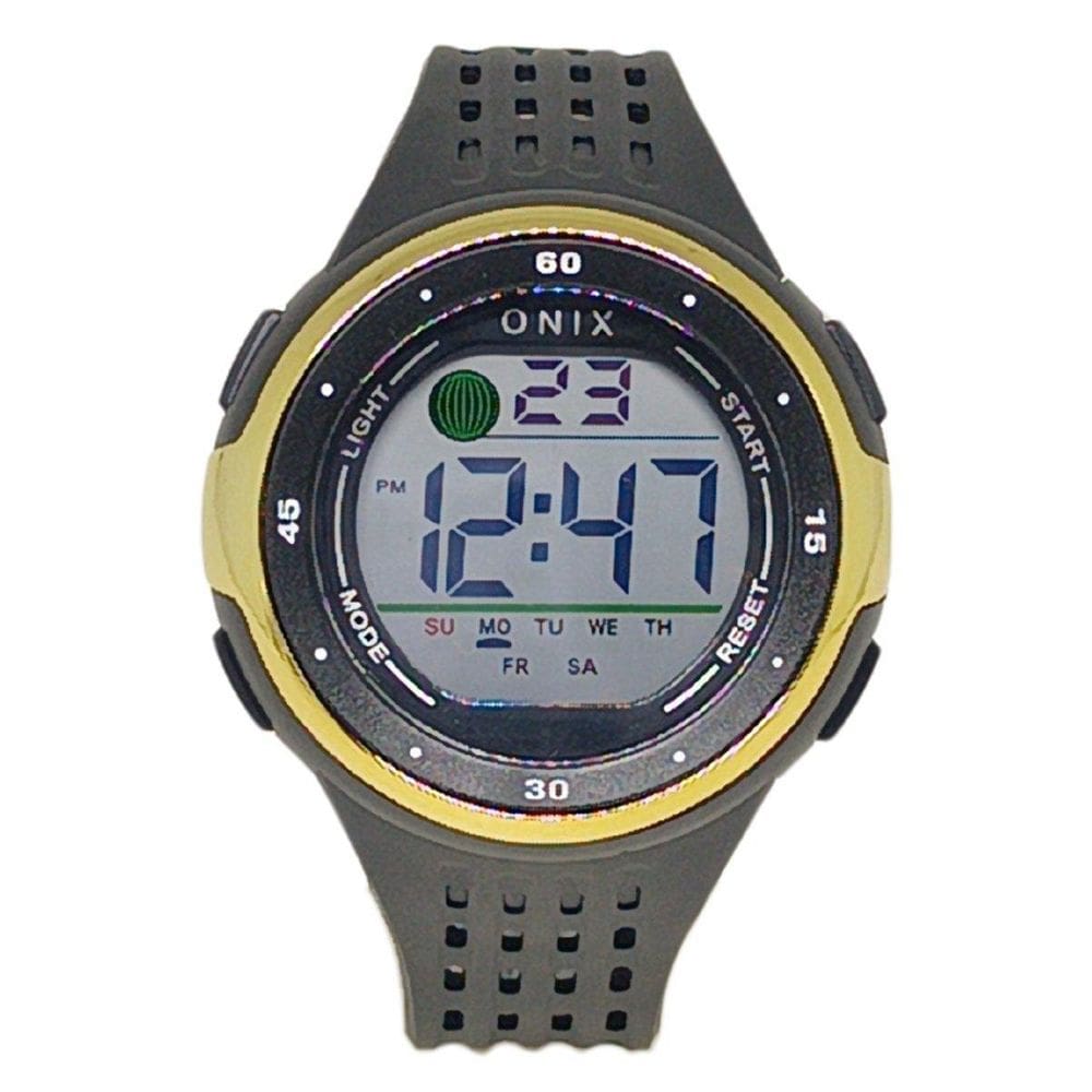 Relógio Masculino Onix Digital It-860A Preto E Dourado