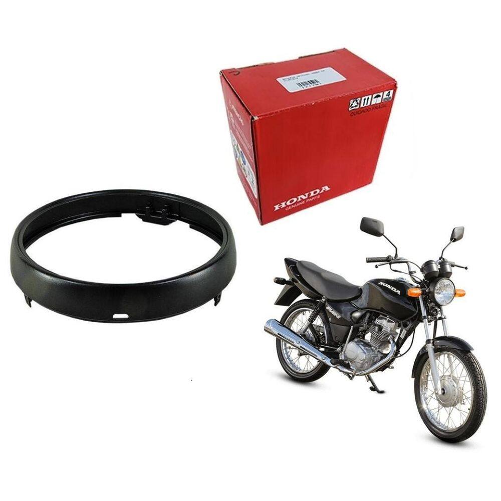 Aro Do Farol Honda Cg Titan Fan 125 150 De 2000 Ate 2013