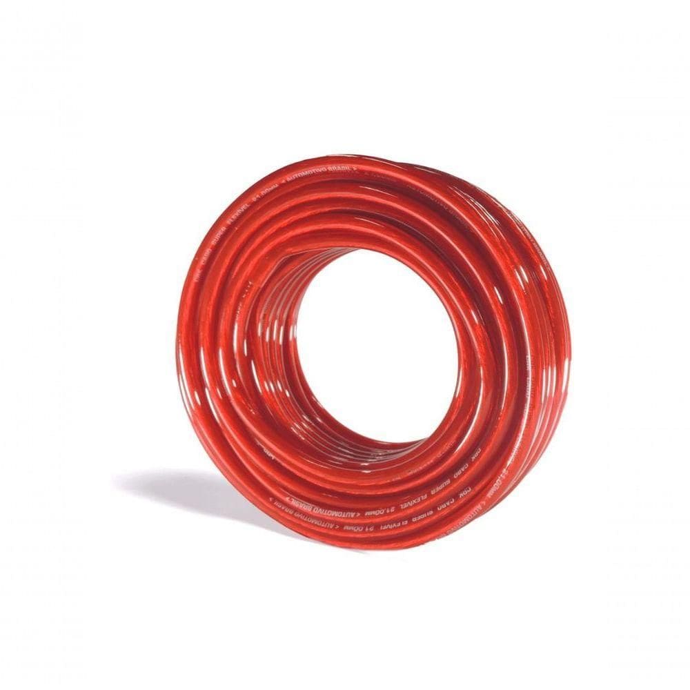 Cabo De Bateria Crk 21.00mm 25m Vermelho