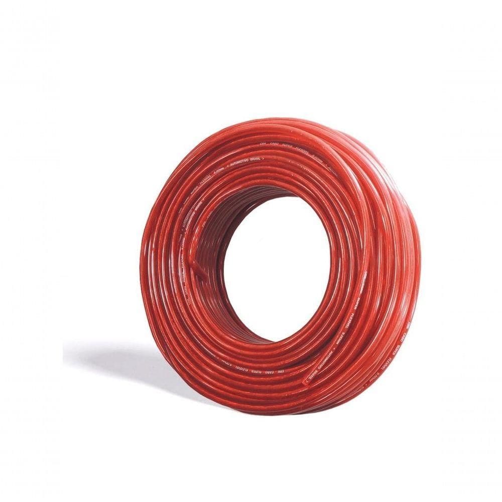 Cabo De Bateria 9.00mm 50m Vermelho Crk