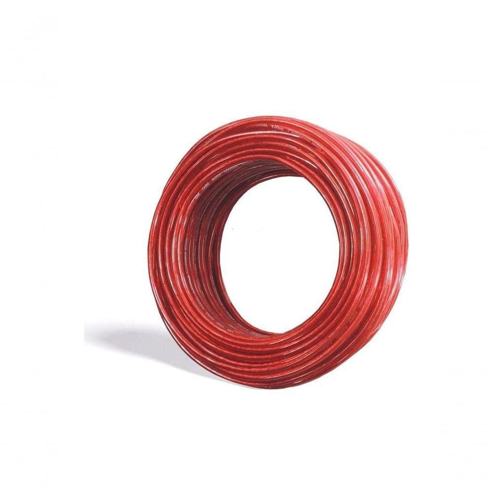 Cabo De Bateria Crk 6.00mm 100m Vermelho