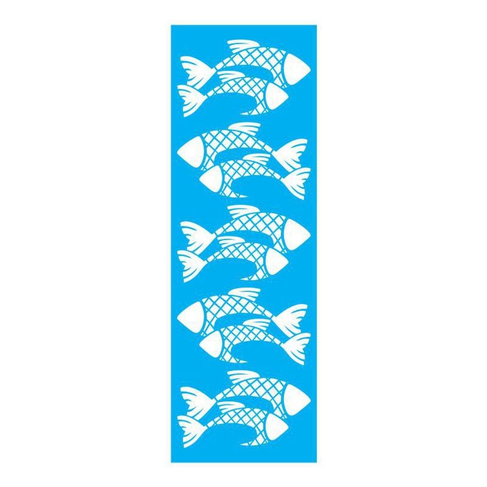 Stencil Tamako Peixes - 10x30cm Ref 7556