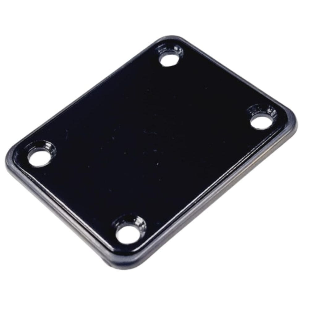Plate Guitarra Metal Preto Com Proteção Plástica Ronsani