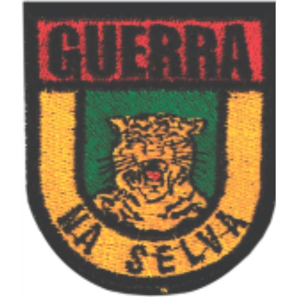 Patch Guerra na Selva Fecho Contato 5,5x6,3 cm