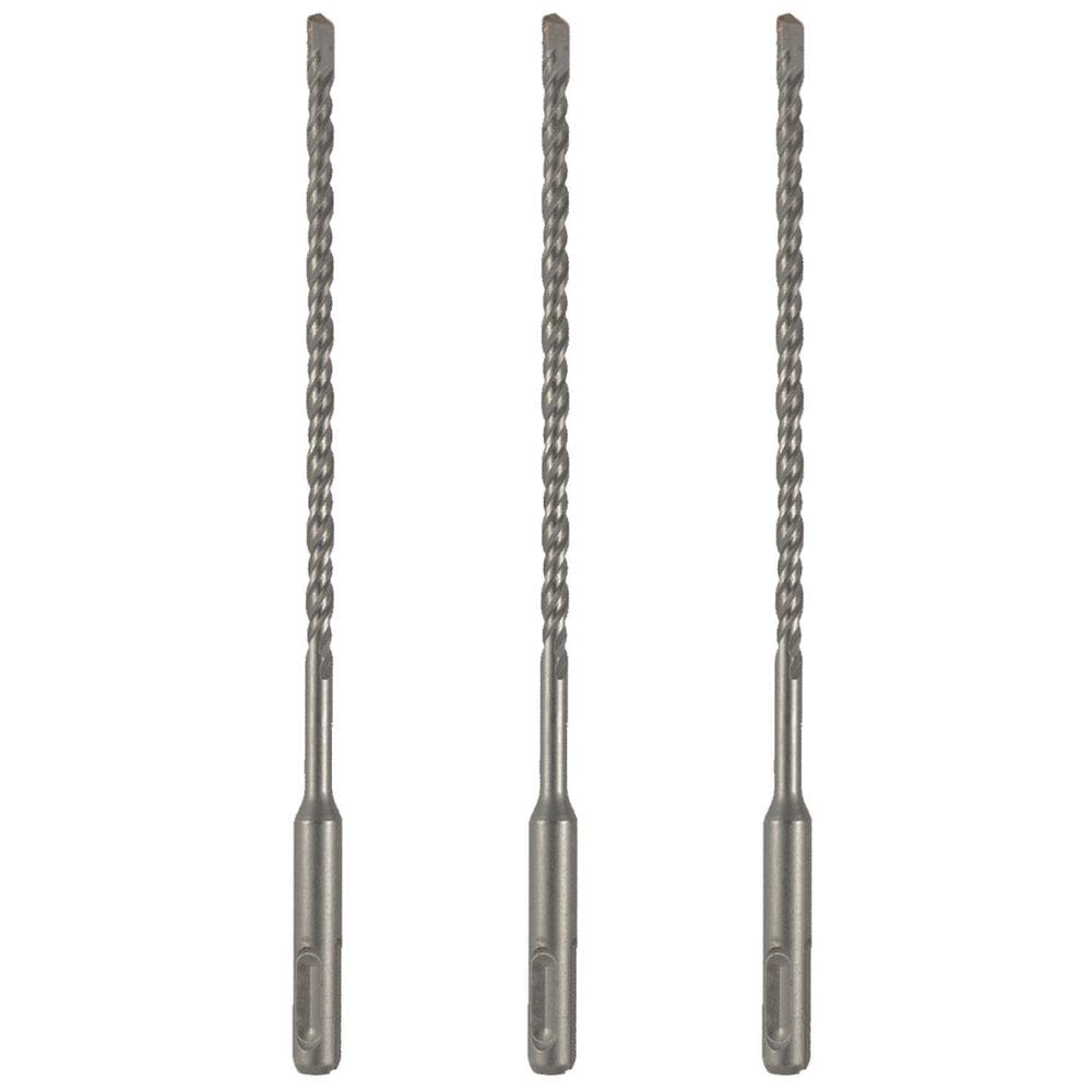 Kit 3 Brocas Sds Plus 6Mm X 160Mm Metal Duro Widea Concreto