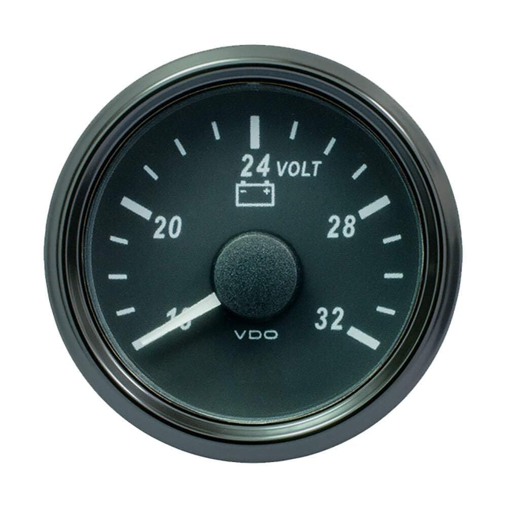 Voltímetro VDO SingleViu 52mm para sistemas 24V - 32V