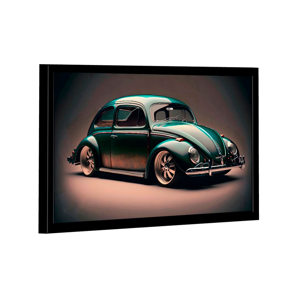 Quadro Fusca Verde