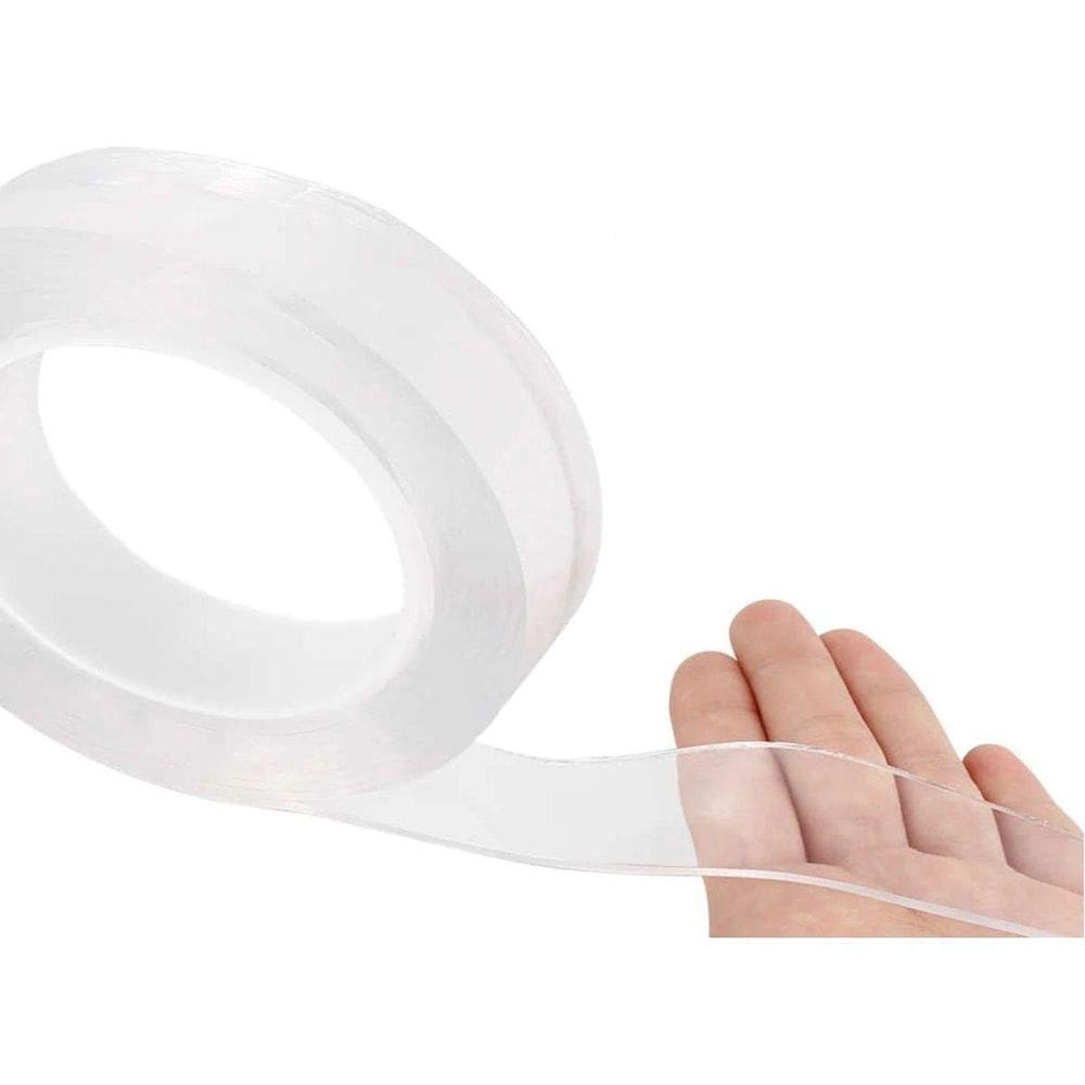 Fita Mágica Lavável Resistente Multiuso Dupla Face 5M
