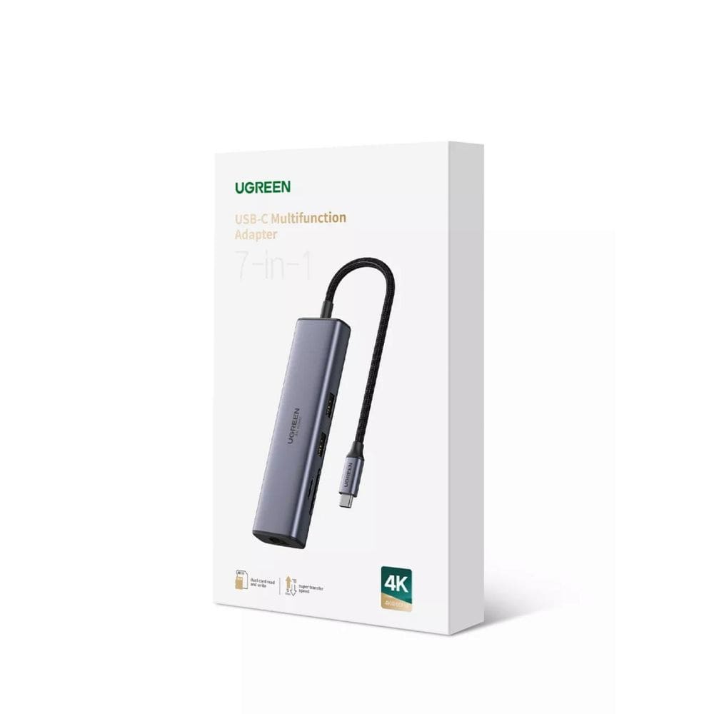Hub Usb-C Ugreen 7 Em 1 Dockstation Hdmi 4K Thunderbolt 3.0