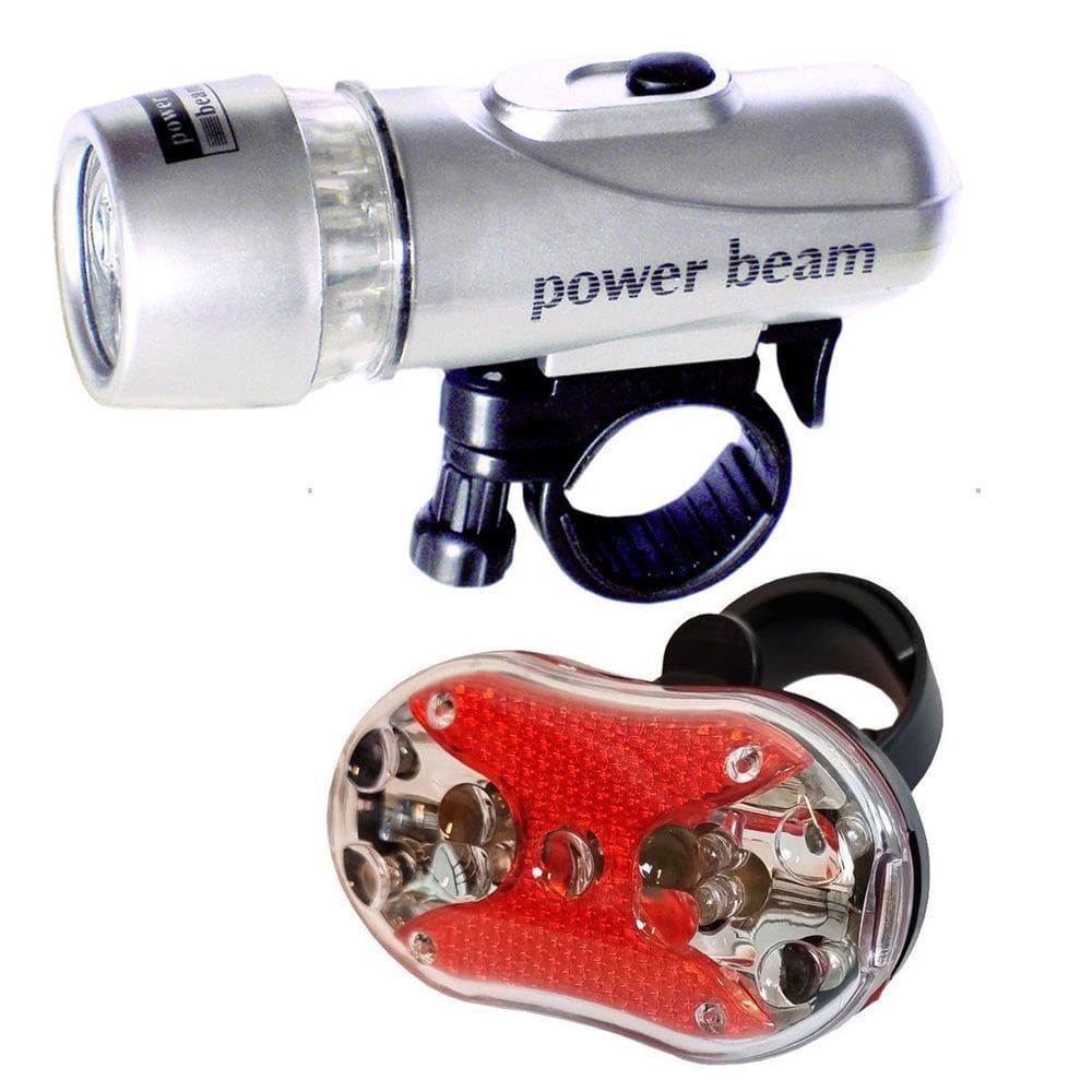 Kit Lanterna Traseira E Dianteira Para Bicicleta Farol Bike