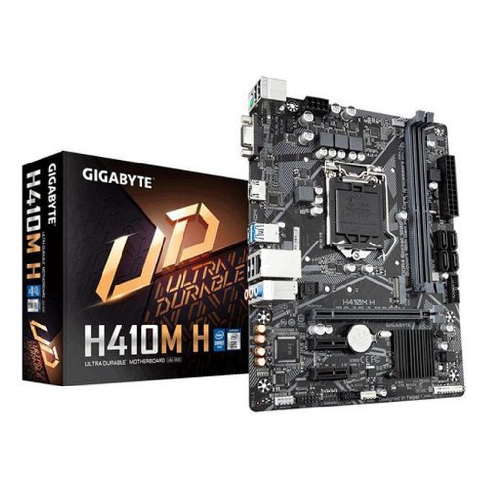 Placa Mãe Gigabyte H410M H Lga 1200 Ddr4 H410 M-Atx