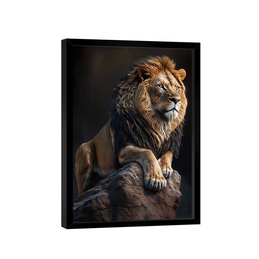 Quadro Decorativo Leão Protetor