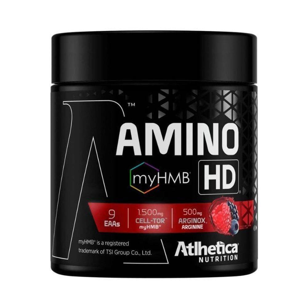 Amino-Hd 9 Eaa`S 225G -Atlhetica Nutrition-Frutas Vermelhas