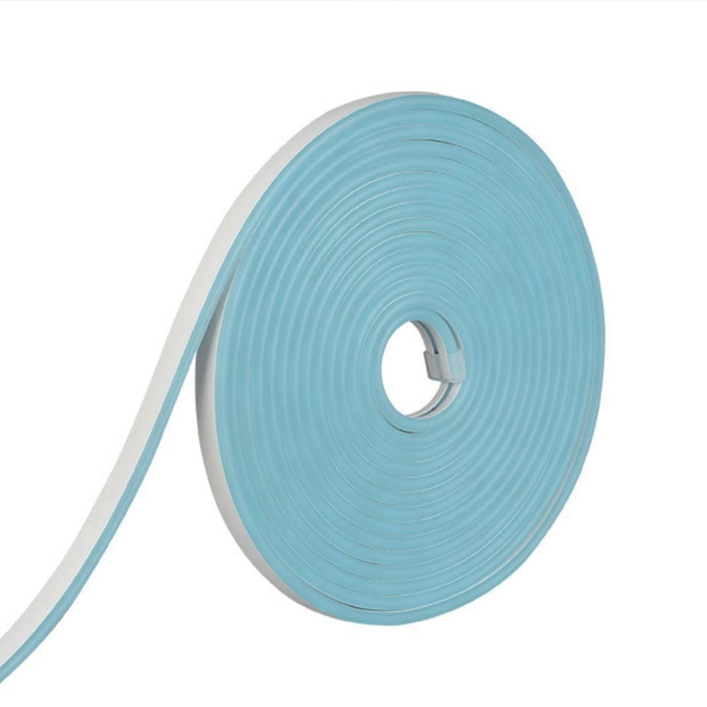 Kit 5 Metros Fita De Led Neon Taschibra 8W/M Ip65 12V Azul