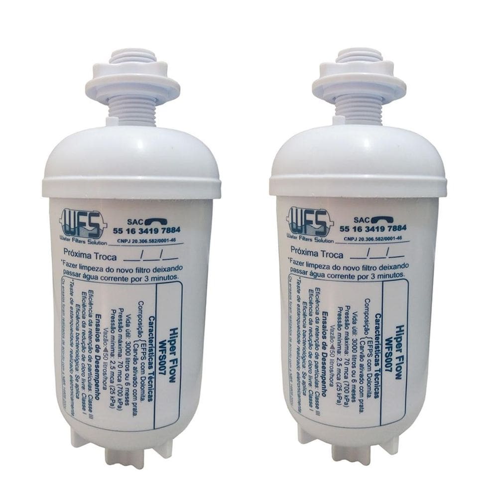 Kit 2 Refil Filtro Compatível Bebedouro Pressão Coluna Ibbl