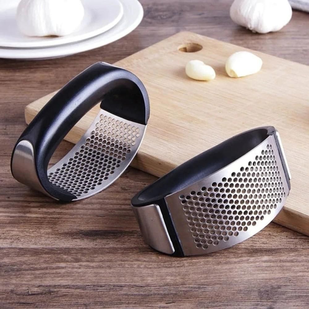 Espremedor Amassador Triturador De Alho Manual Cozinha Inox