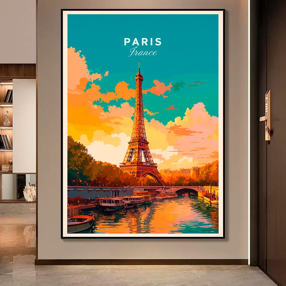 Quadro Decorativo Paris France