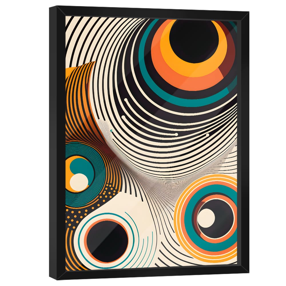 Quadro Decorativo Abstrato 3D Formas