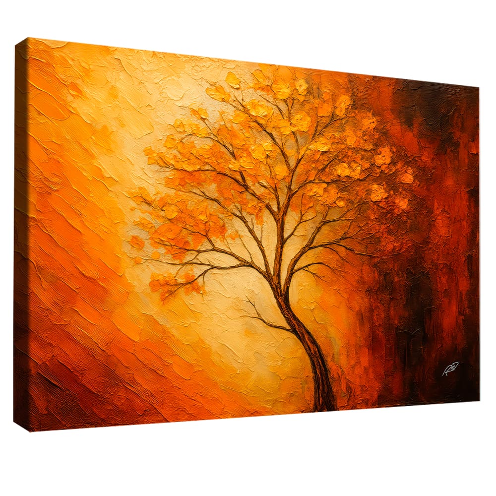 Quadro Decorativo Árvore da Vida Espatulada