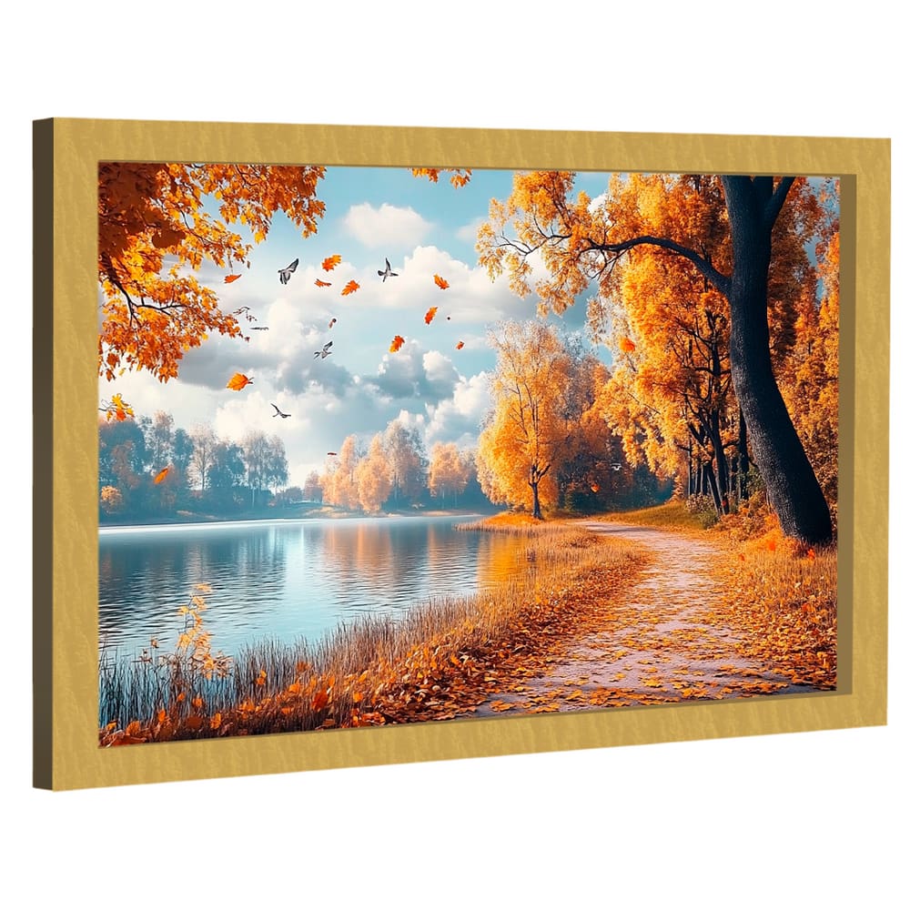 Quadro Decorativo Paisagem de Outono Cênica