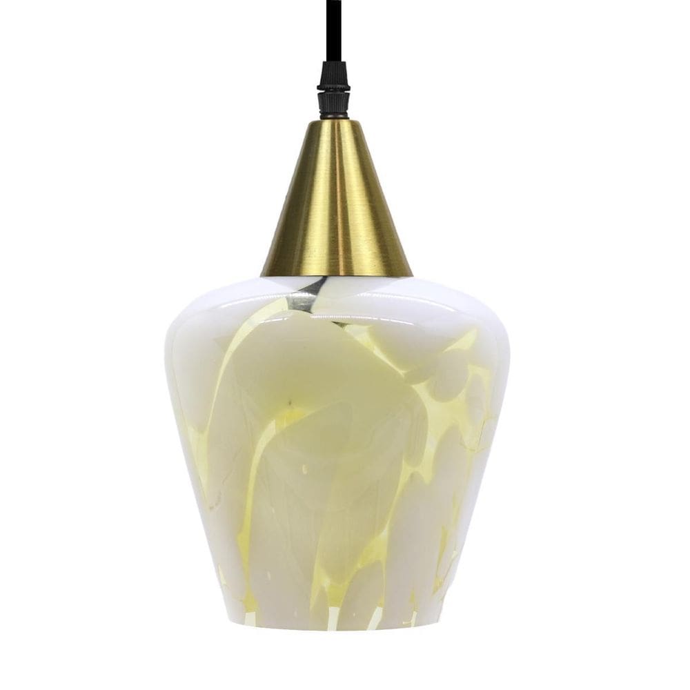 Lustre Pendente Taschibra Monalisa Murano E27 Bivolt Ouro