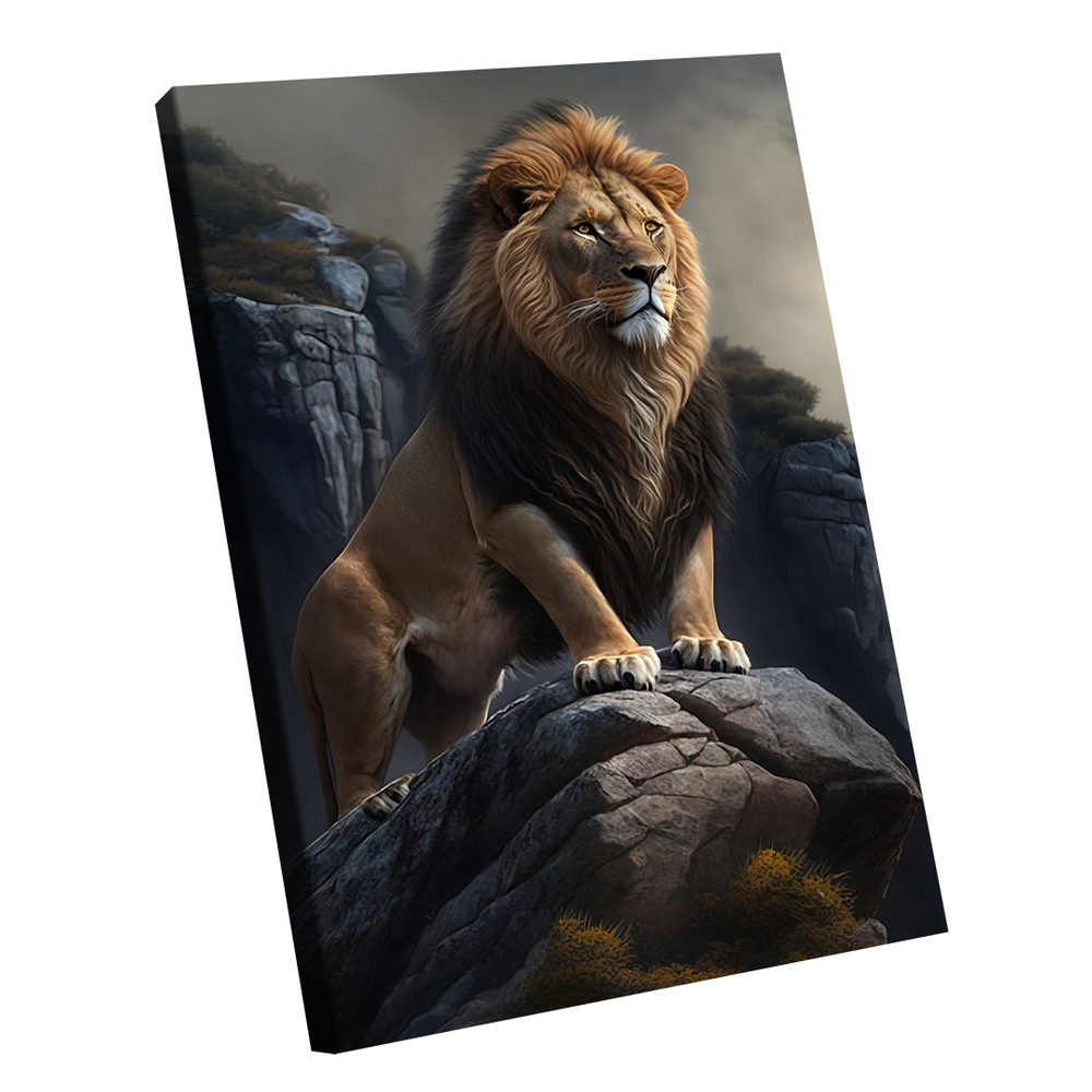 Quadro Decorativo Leão Soberano