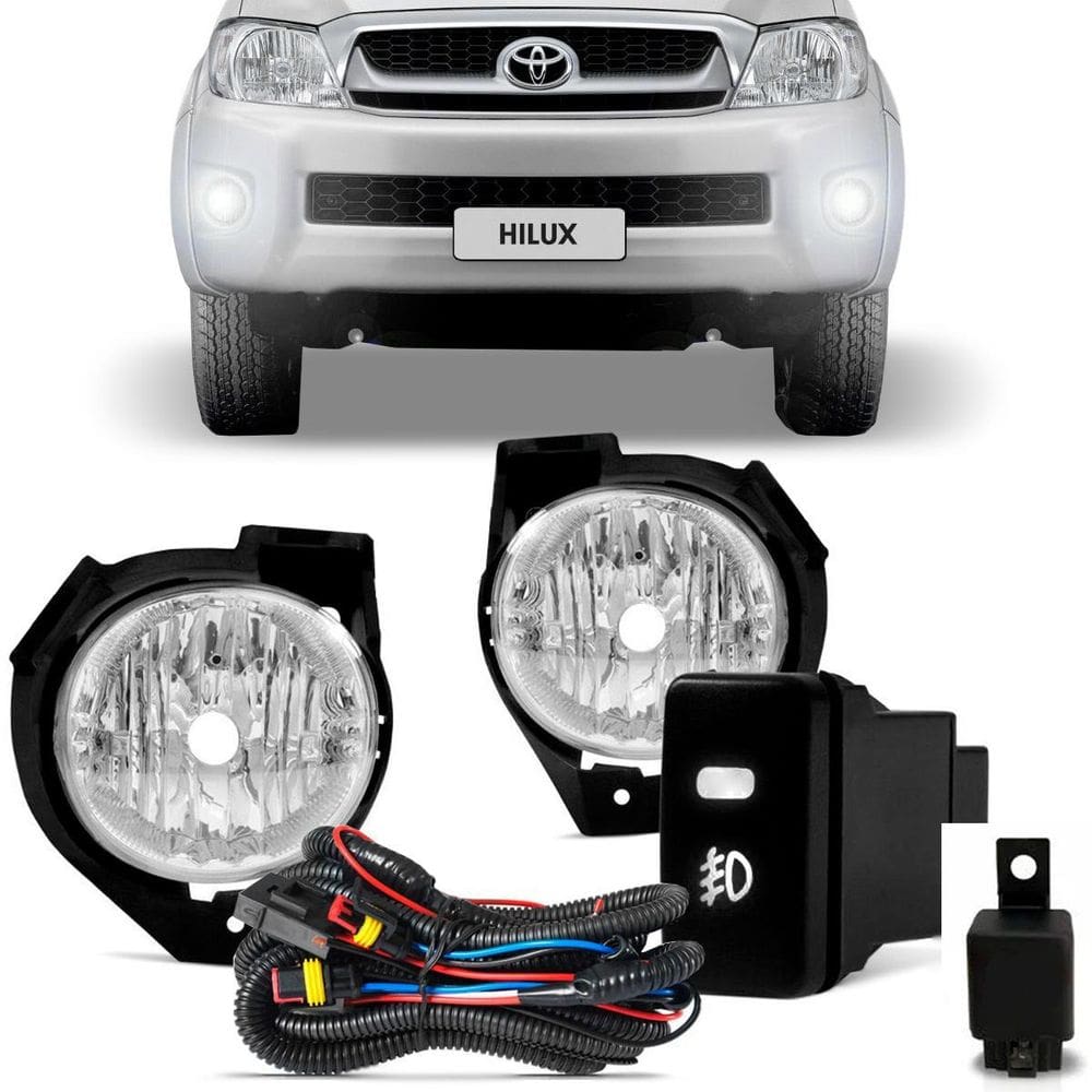 Kit Farol Auiiliar Milha Hilu Srv Sr 2009 A 2011 Bmo Shock